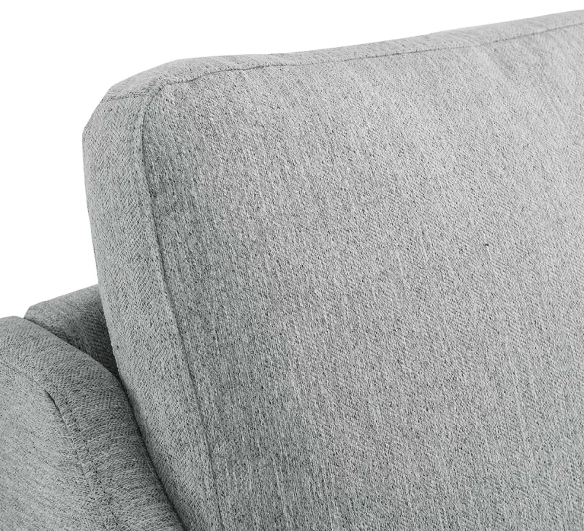 Corland Upholstered Fabric Armchair Gray