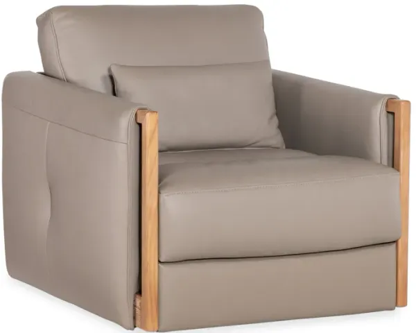 Meridian leather Swivel Chair