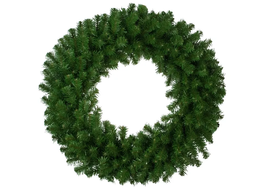 Dorchester Pine Green Artificial Christmas Wreath  72-Inch  Unlit