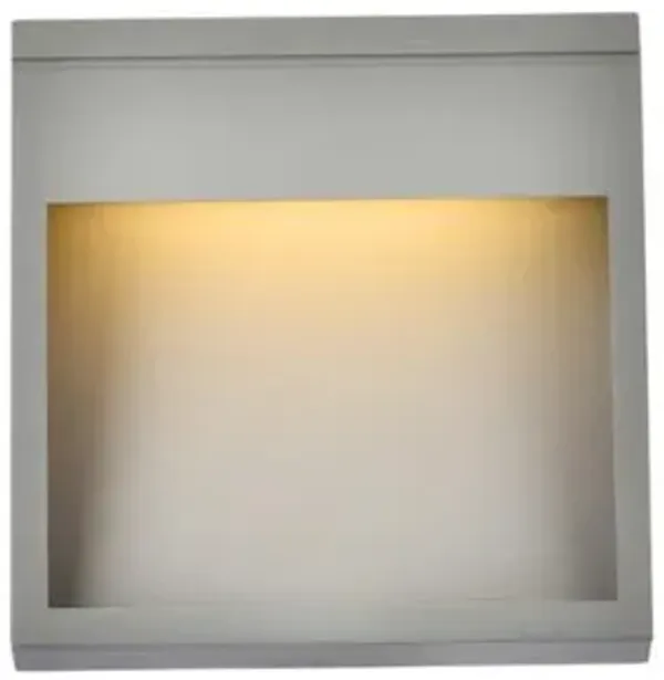 Living District Raine Integrated LED wall sconce  in silver
