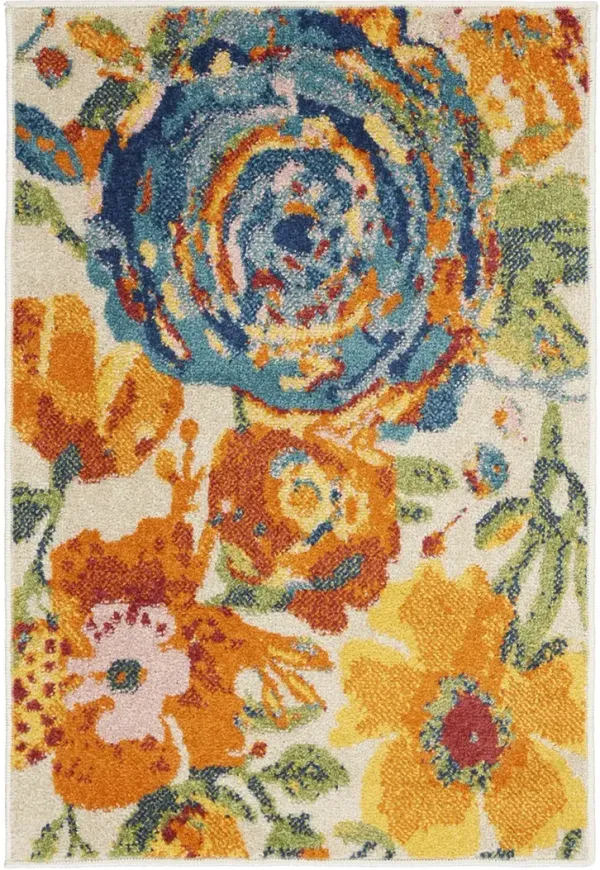 Allur ALR07 Ivory/Multicolor 2' x 3' Rug