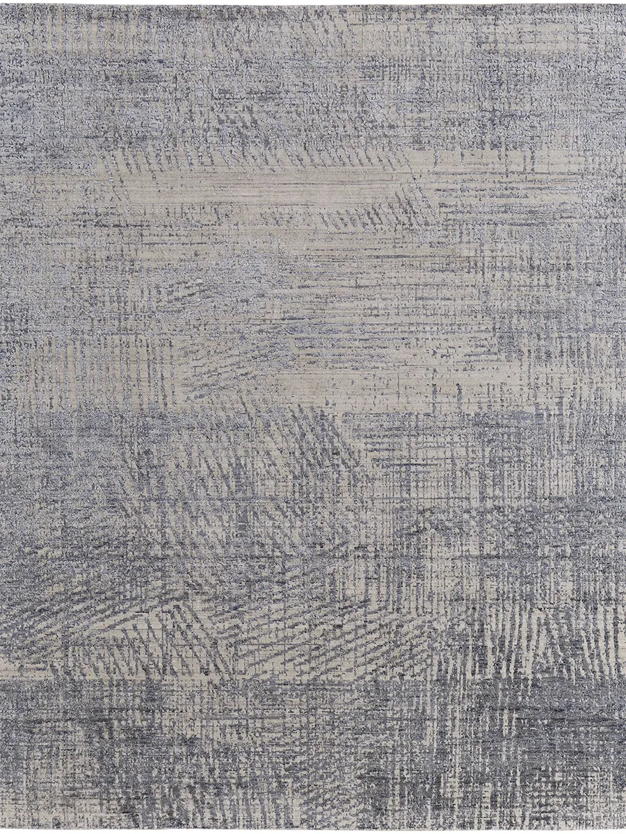 Eastfield 69AIF 4' x 6' Blue/Ivory/Gray Rug