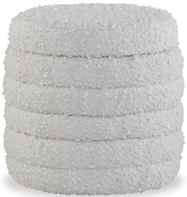 Storage Ottoman, 18 Inch, Removable Top, Polyester Upholstery, White - Benzara