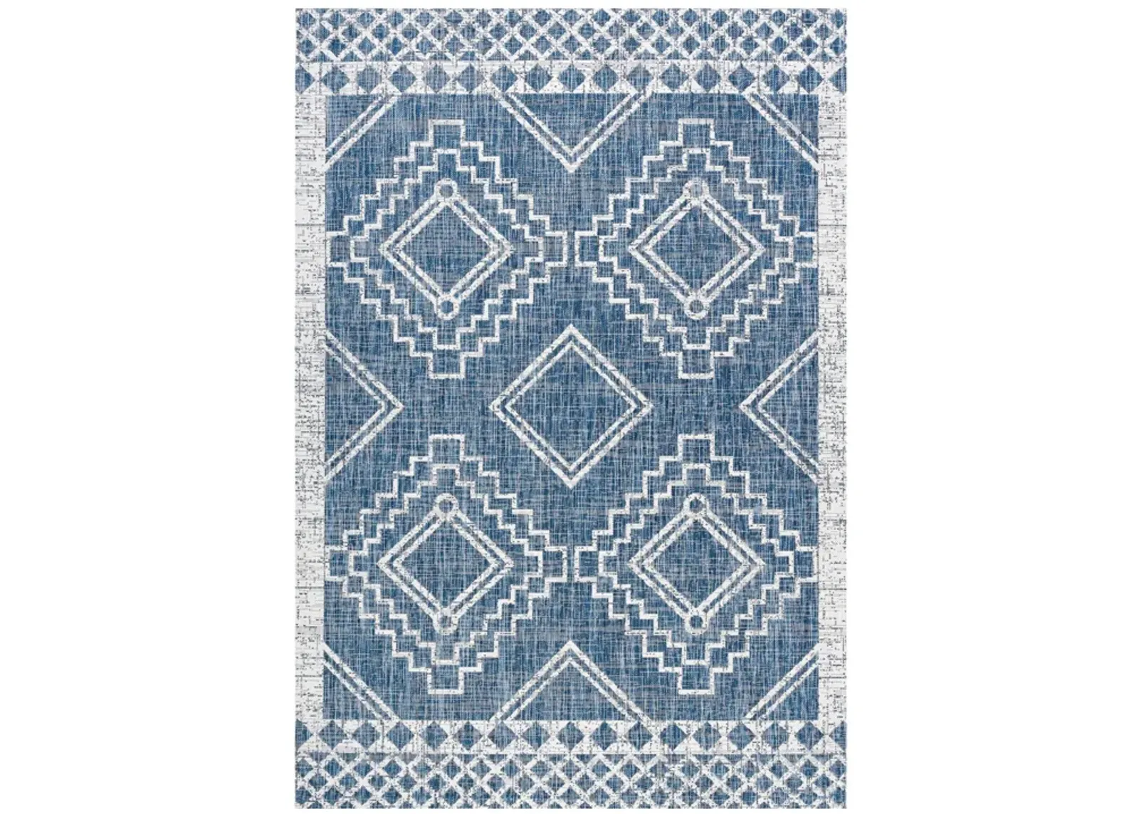 Marokko Diamond Tribal Medallion Indoor/Outdoor Area Rug