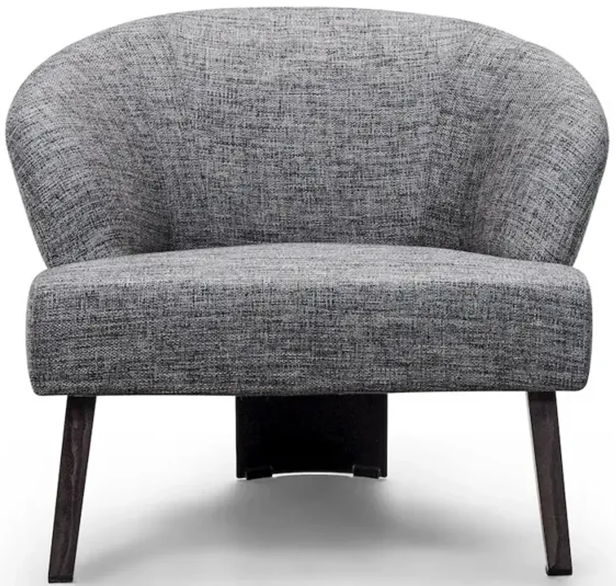 Bellini Modern Living Donato Accent Chair Dark Grey Fabric
