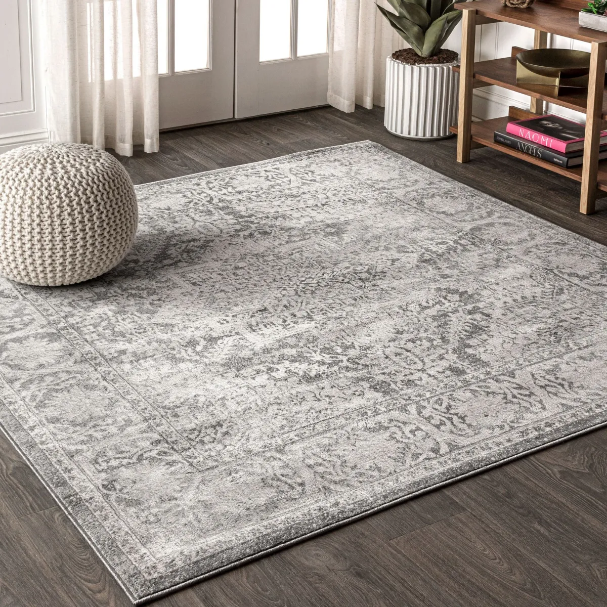 Modern Persian Vintage Medallion Area Rug