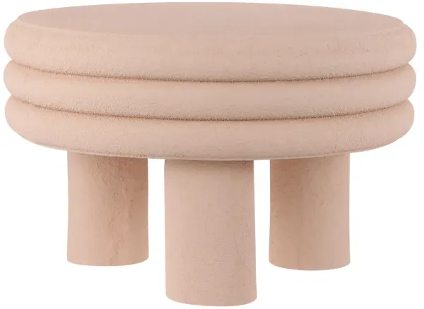 Rashida Contemporary Minimalist Curvy Low Indoor/Outdoor Accent Table