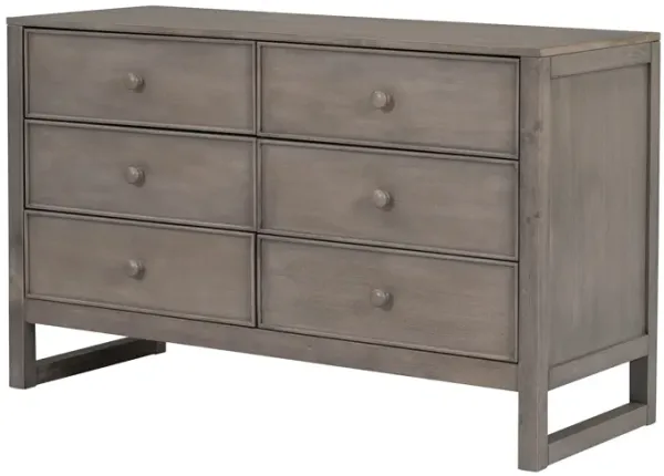 Merax Rustic Wooden Dresser with 6 Drawers, Storage Cabinet for Bedroom