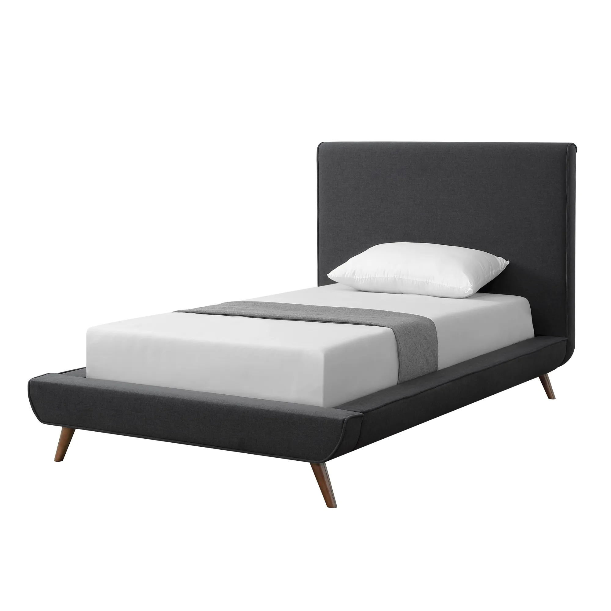 Loft Lyfe Eliezer Linen Upholstered Platform Bed