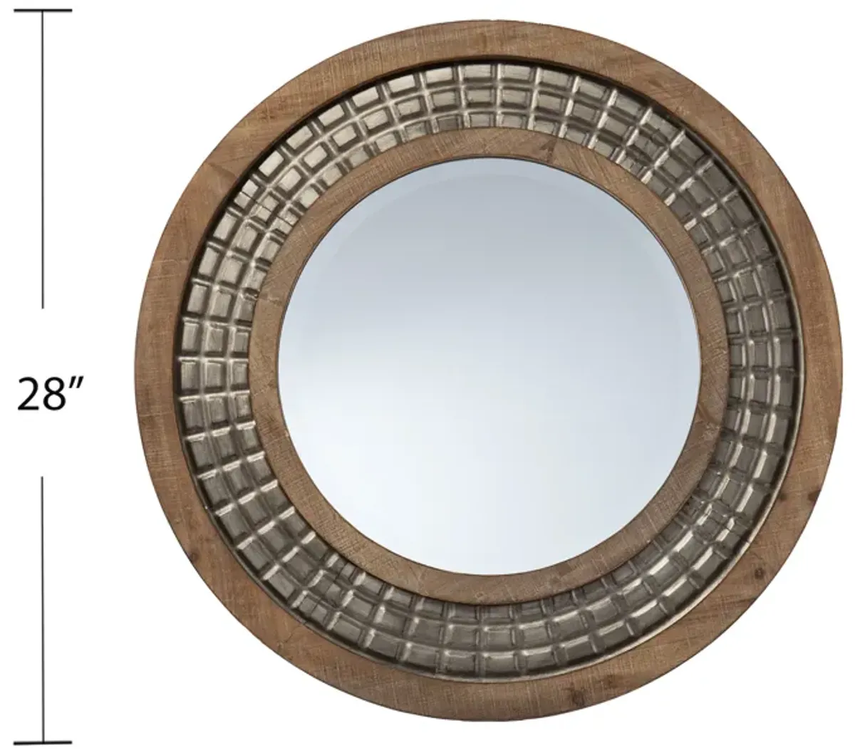 Arajuno Round Decorative Mirror