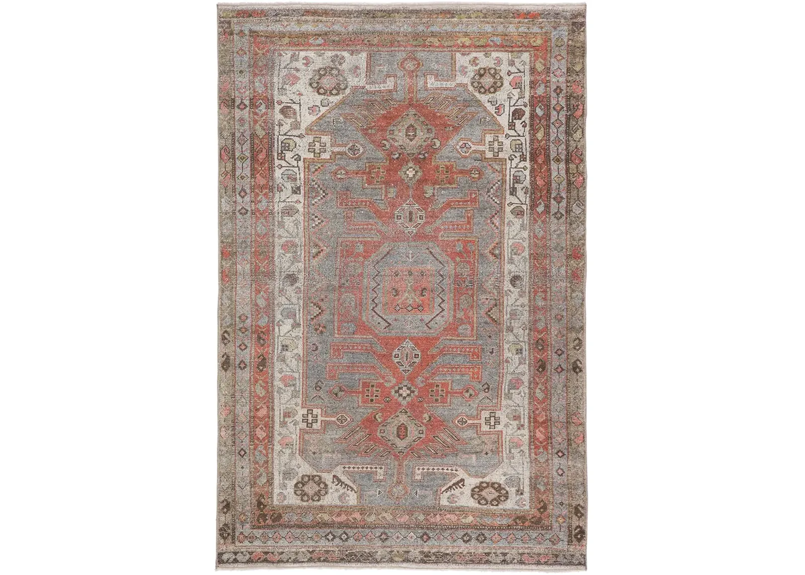 Boheme Palazza Gray 2'6" x 8' Runner Rug