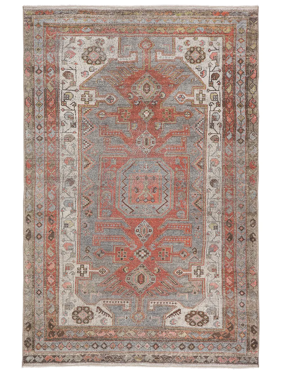 Boheme Palazza Gray 2'6" x 8' Runner Rug