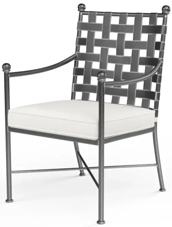 Provence Dining Chair in Canvas Flax w/ Self Welt