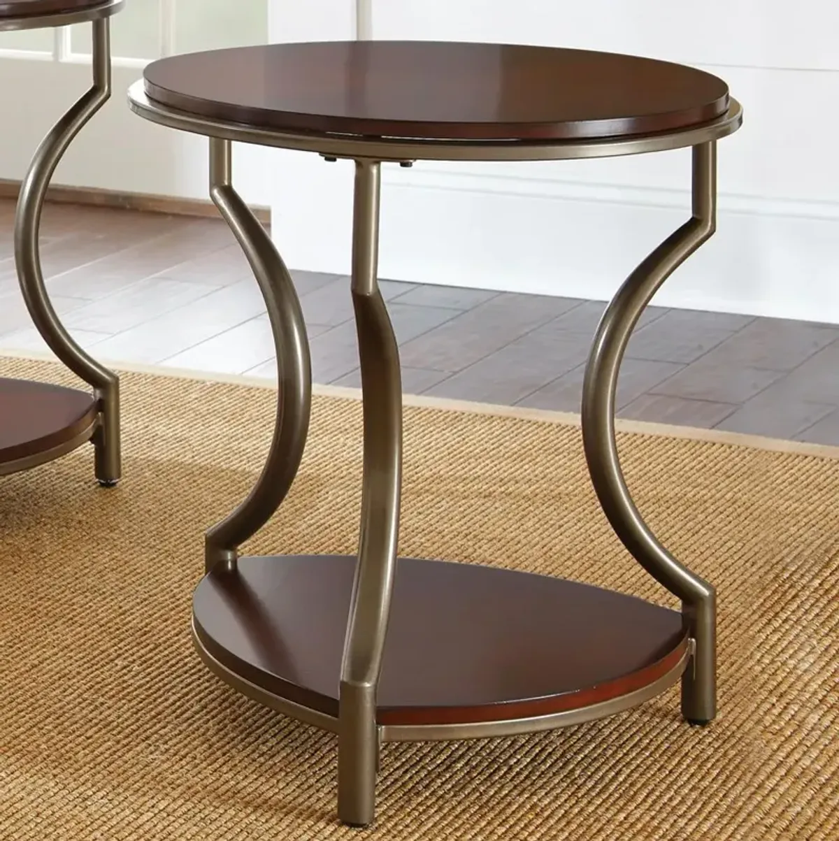 Miles Round End Table