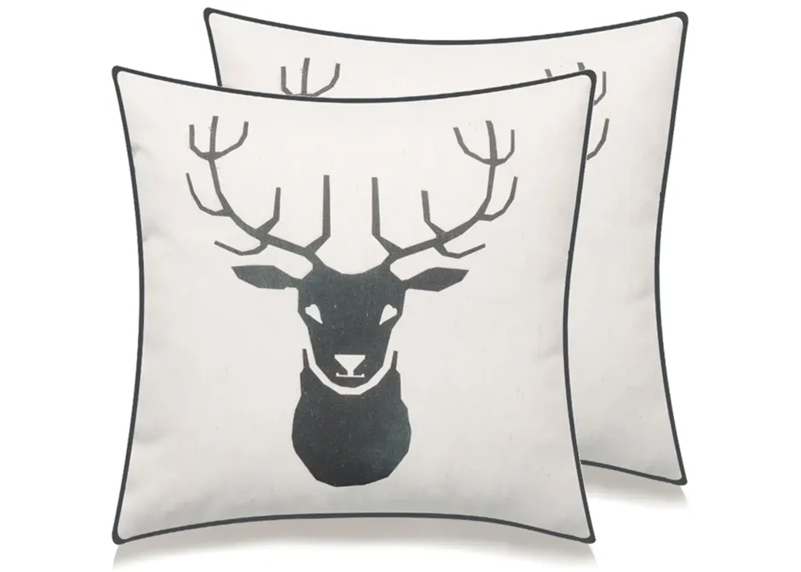 Cottage Icons throw pillow - set of 2