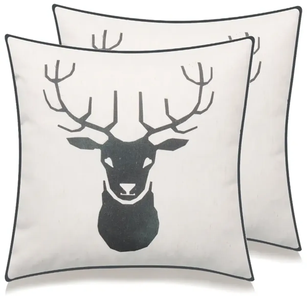 Cottage Icons throw pillow - set of 2