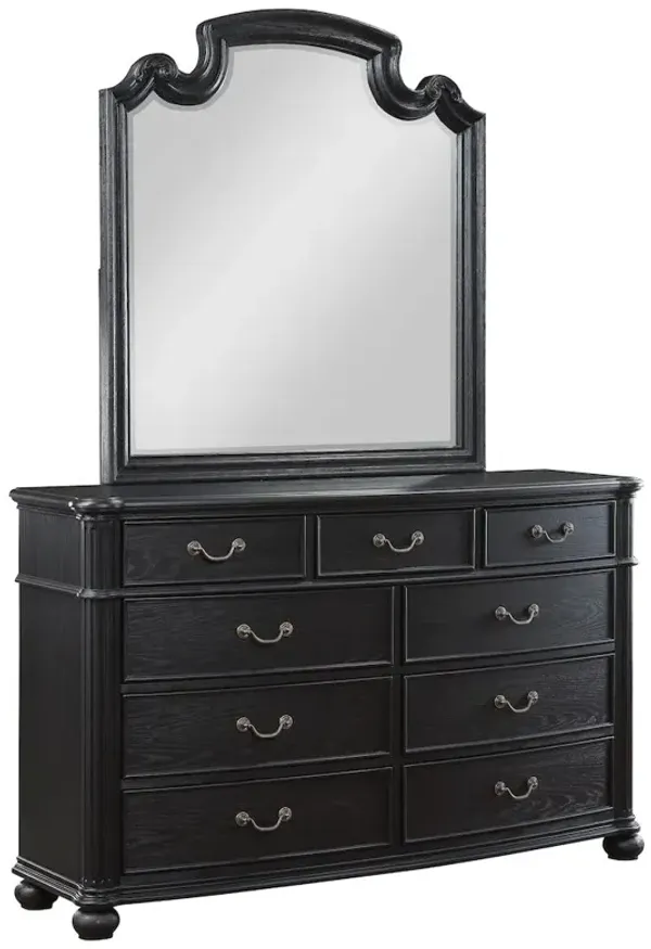 Coaster Co. of America Celina 9-drawer Dresser with Mirror Black