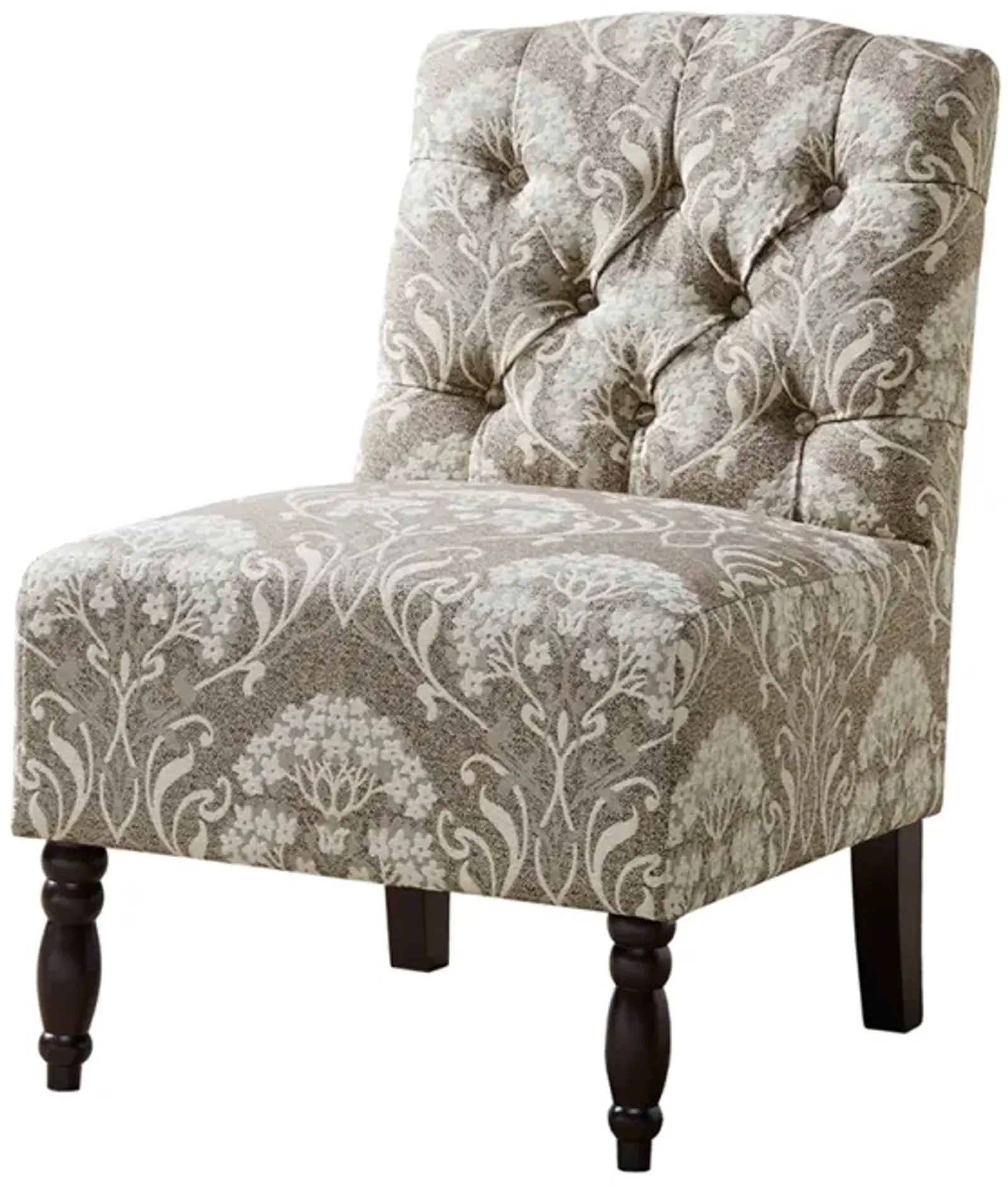 Lola Tufted Armless Chair