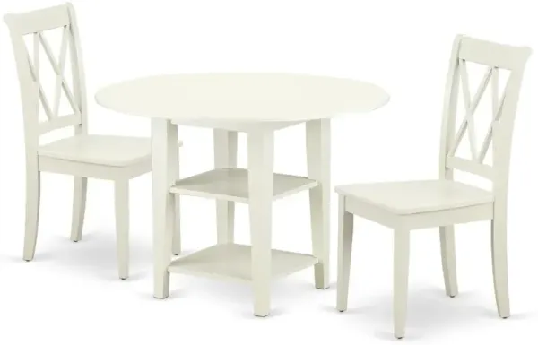 Dining Room Set Linen White