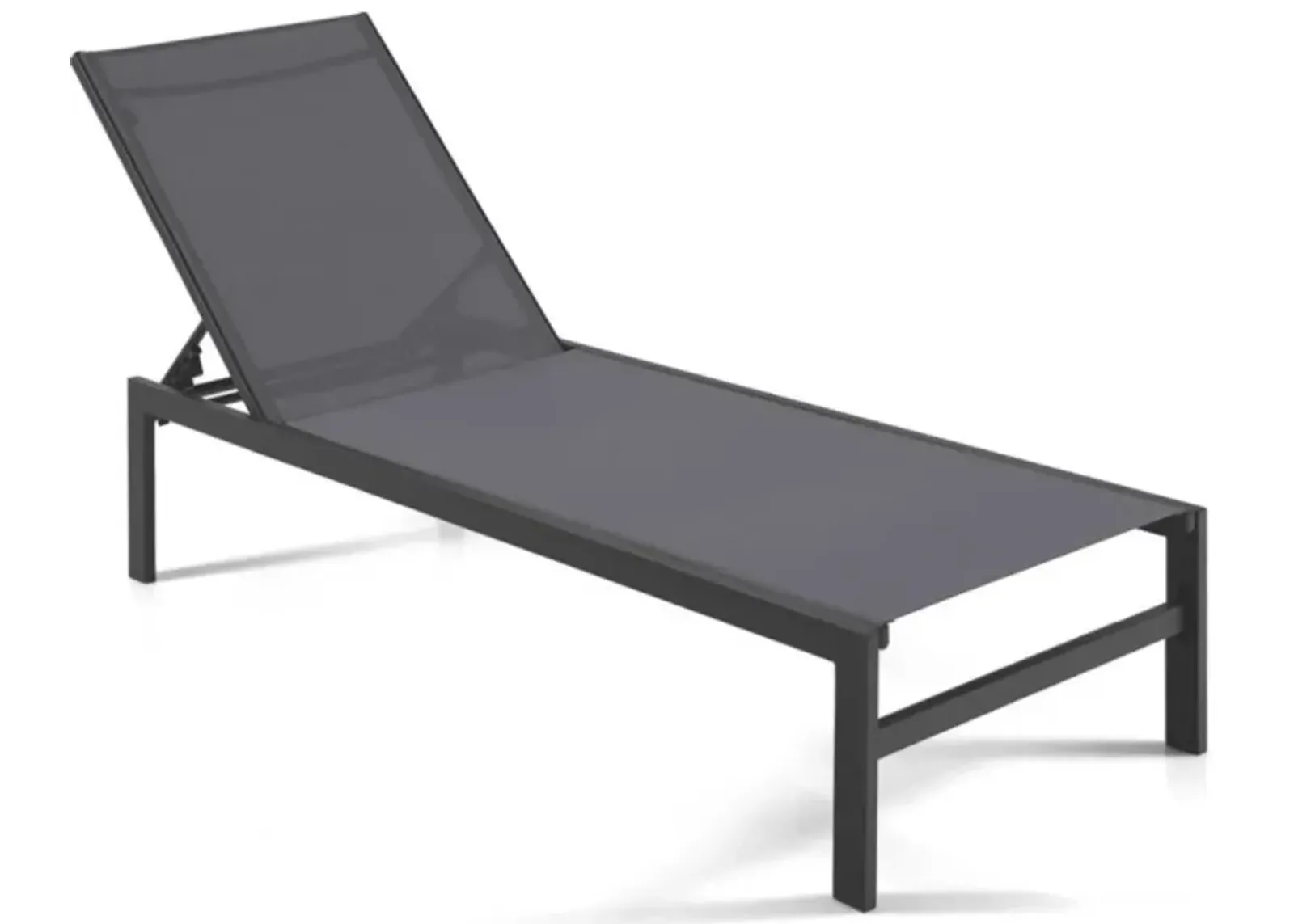 Hivvago 6-Position Chaise Lounge Chairs with Rustproof Aluminium Frame