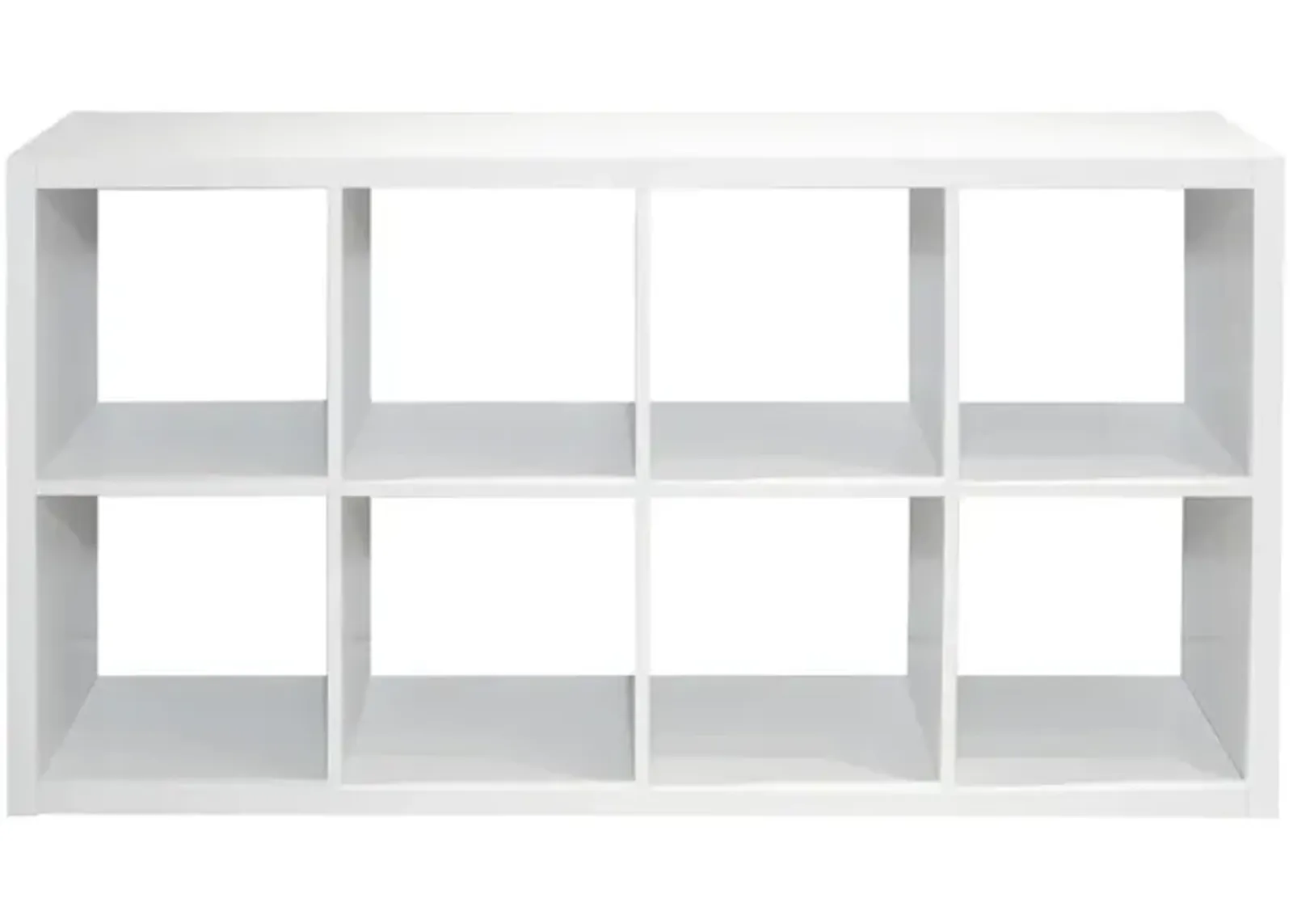 8-Cube Organizer with Open Back Shelves