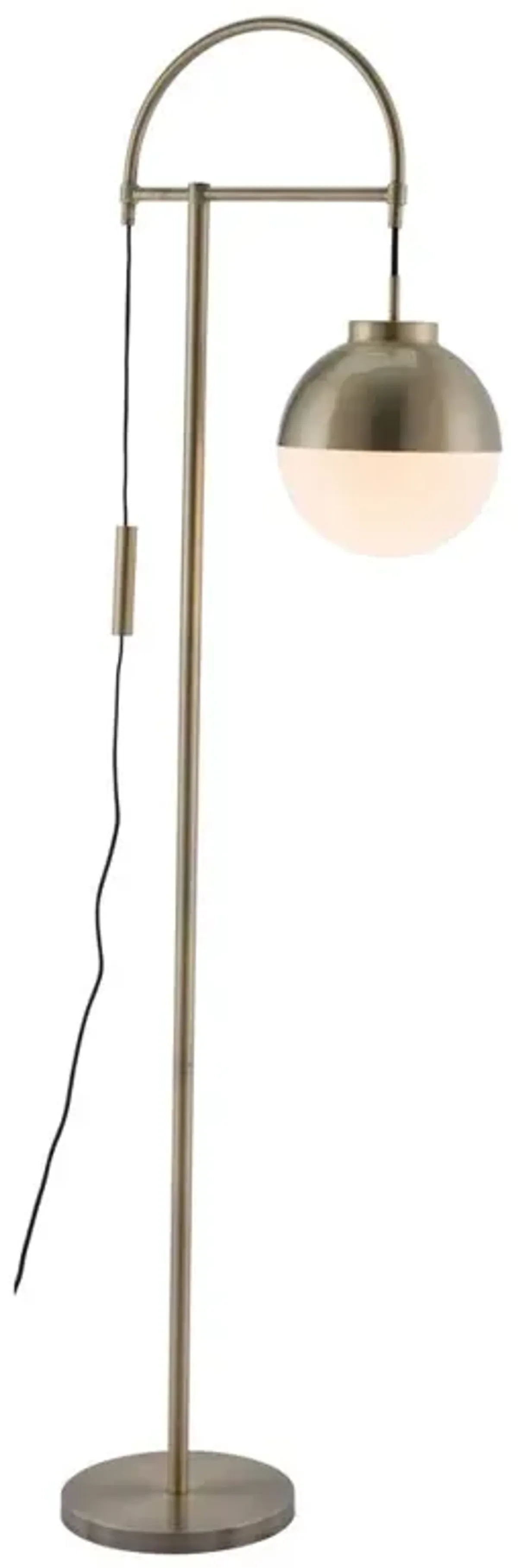 Belen Kox Floor Lamp White & Brushed Brass