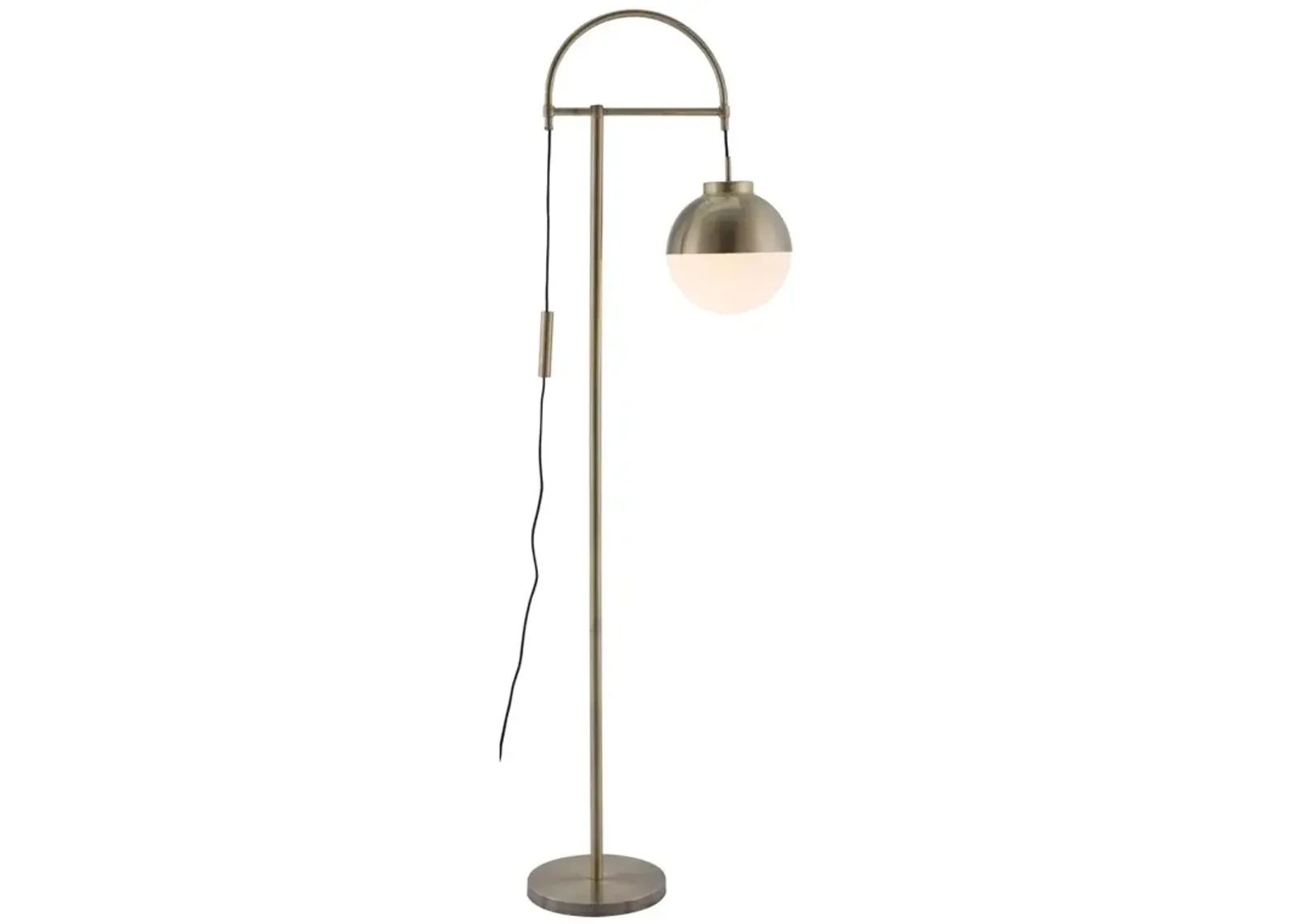 Belen Kox Floor Lamp White & Brushed Brass