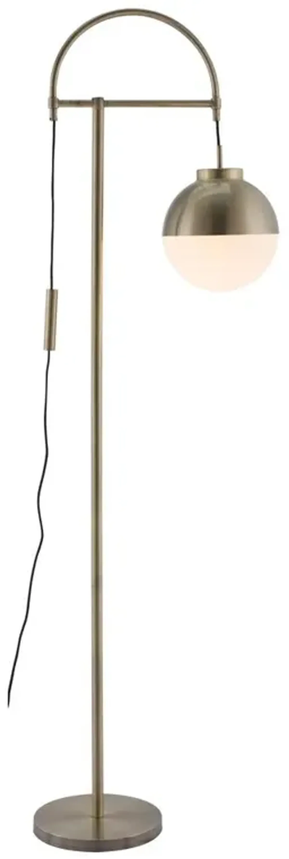 Belen Kox Floor Lamp White & Brushed Brass