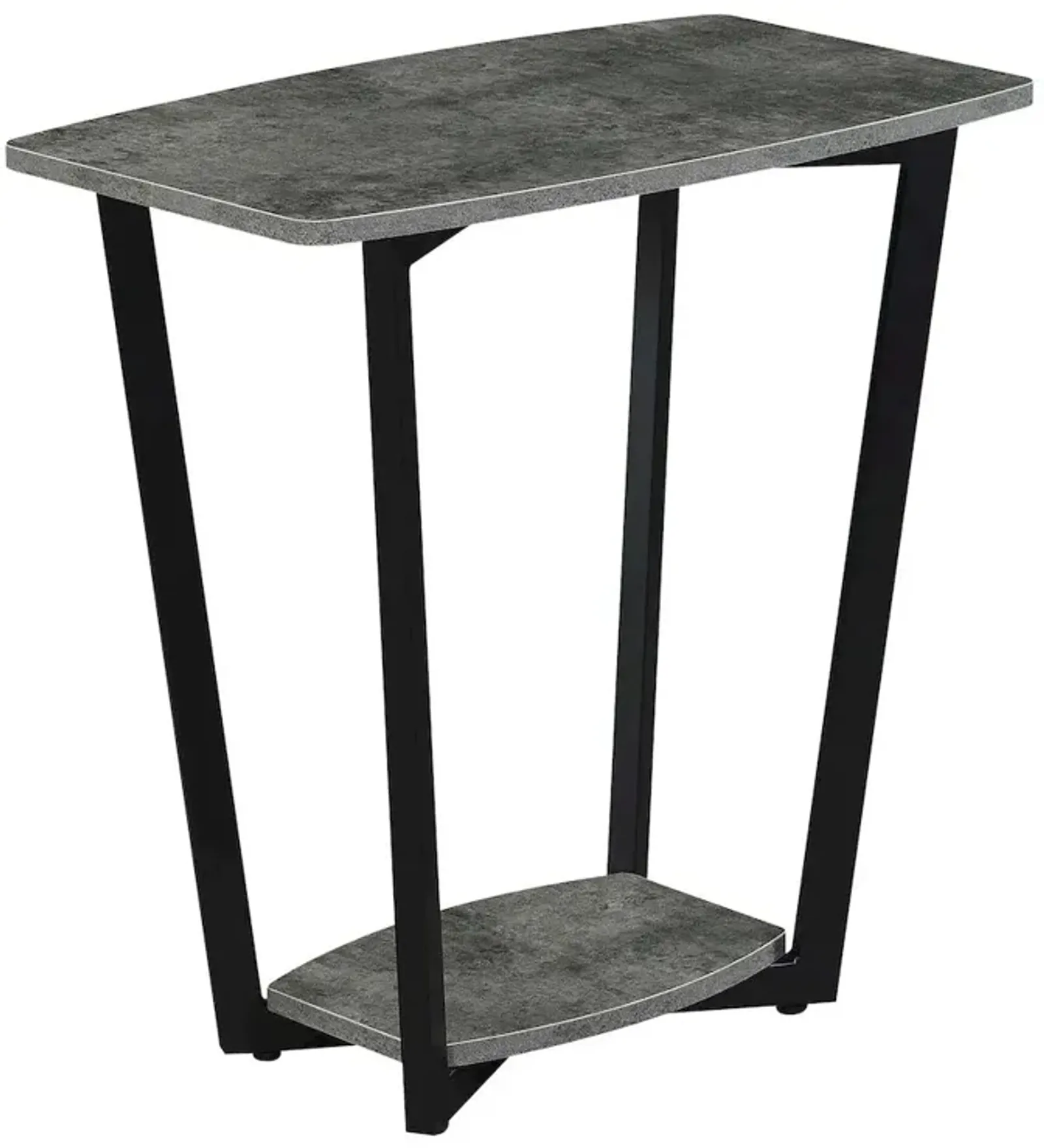 Convenience Concepts Graystone End Table with Shelf