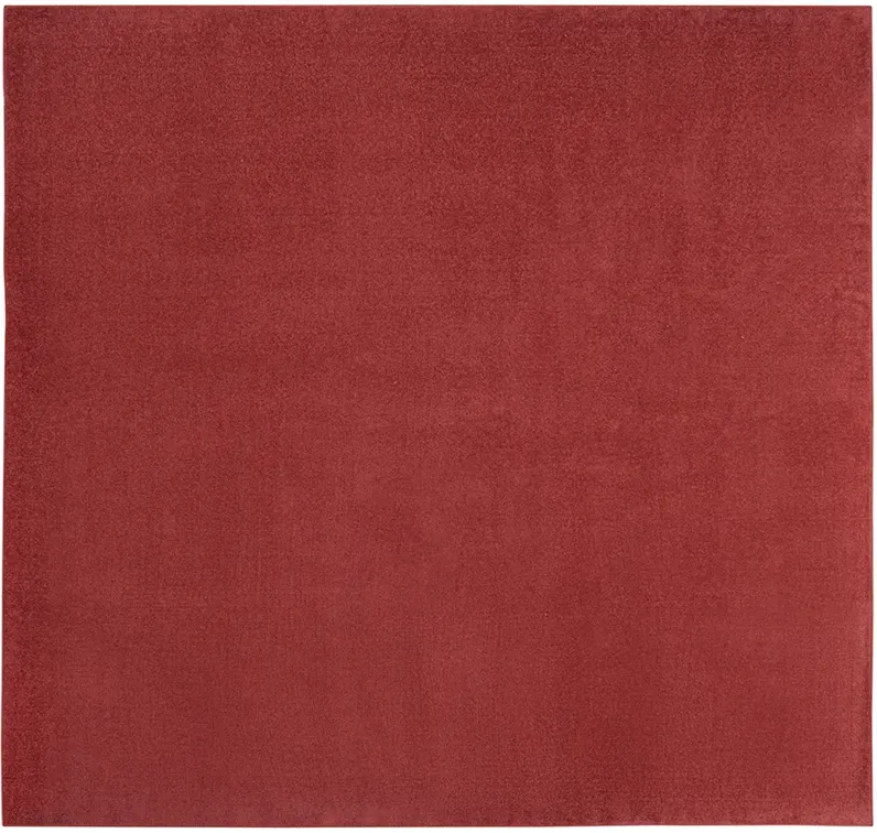 Nourison Essentials NRE01 Brick Red 9' x Square Rug