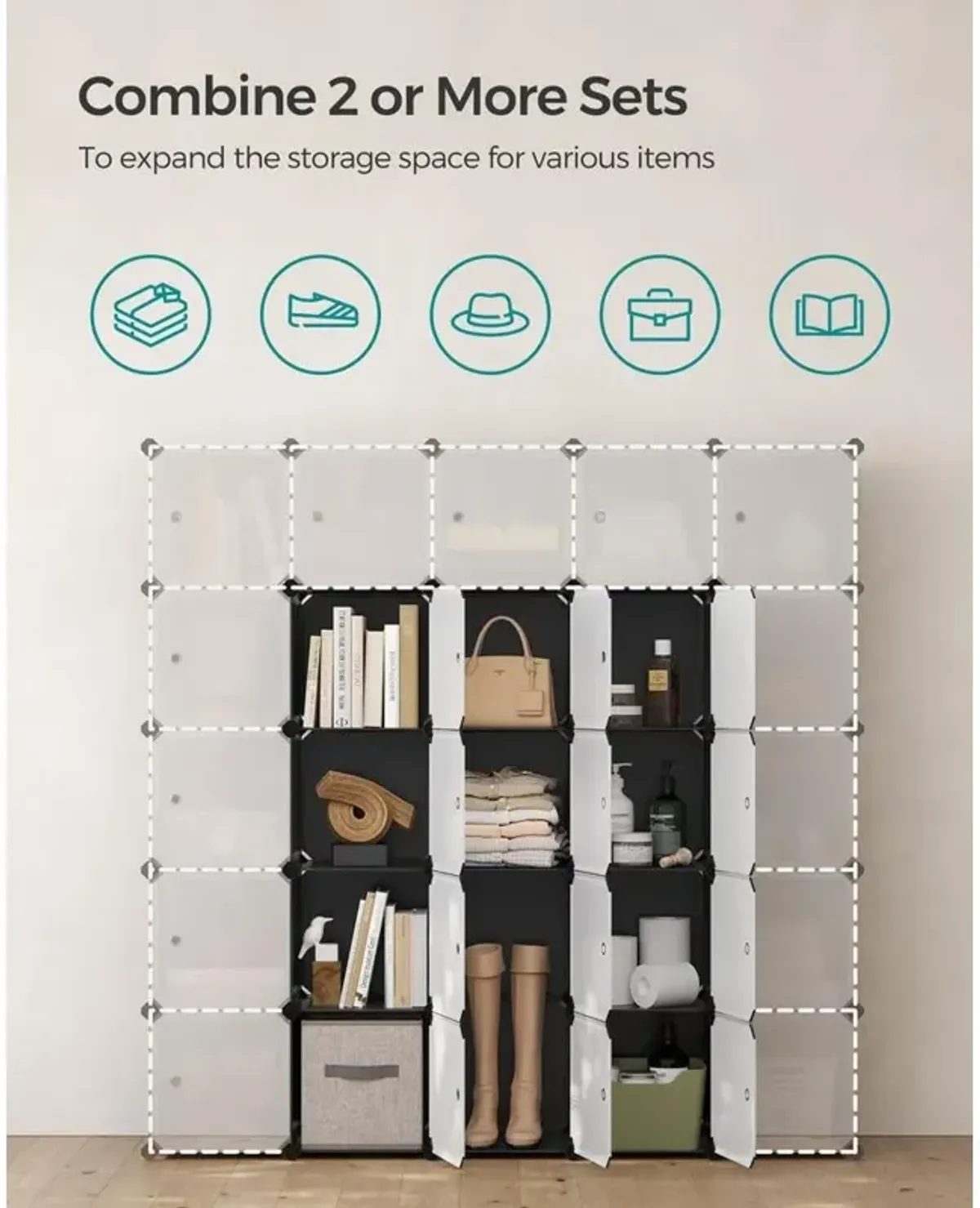 Cube Storage Organizer for Versatile and Efficient Home Organization