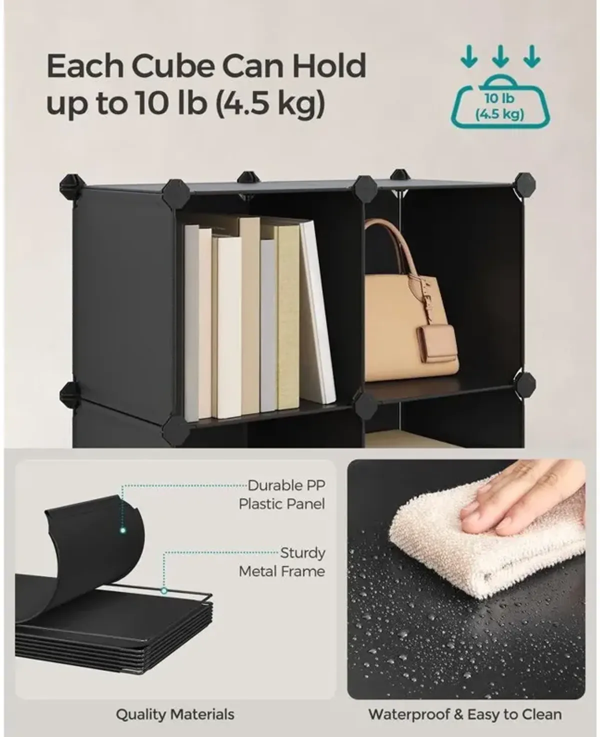 Cube Storage Organizer for Versatile and Efficient Home Organization