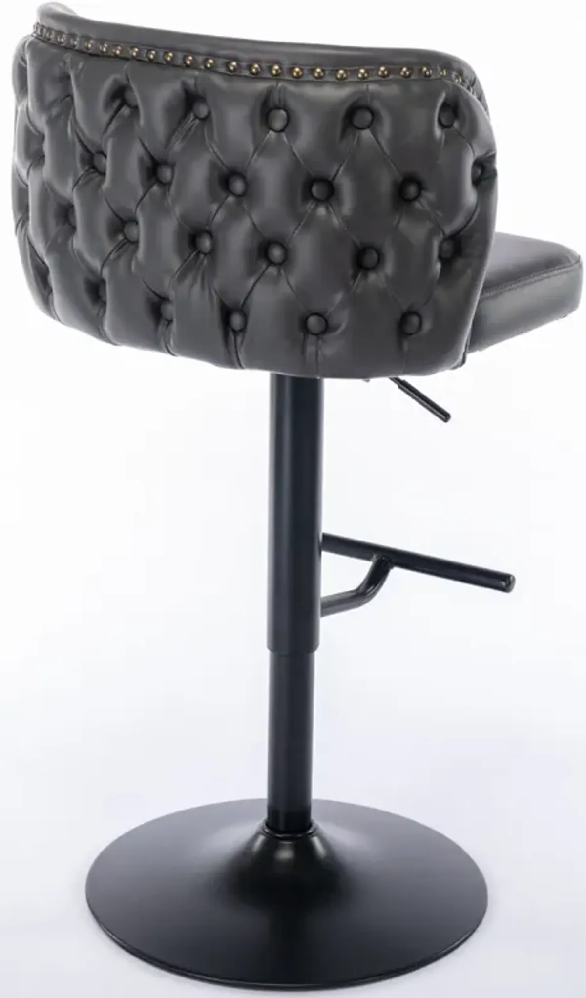 Set of 2 Modern Adjustable Swivel Bar Stools