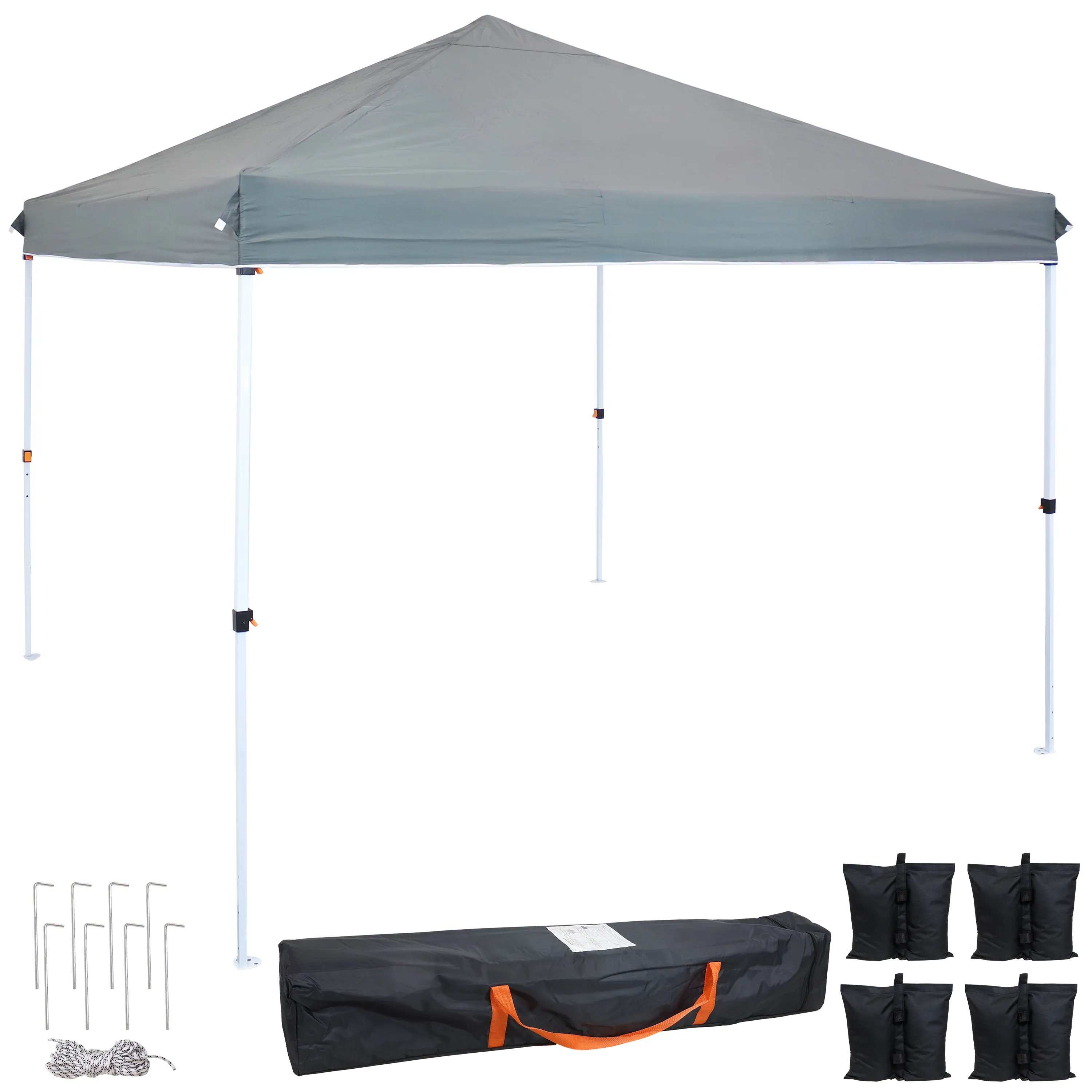 Sunnydaze Standard Pop-Up Canopy with Sandbags