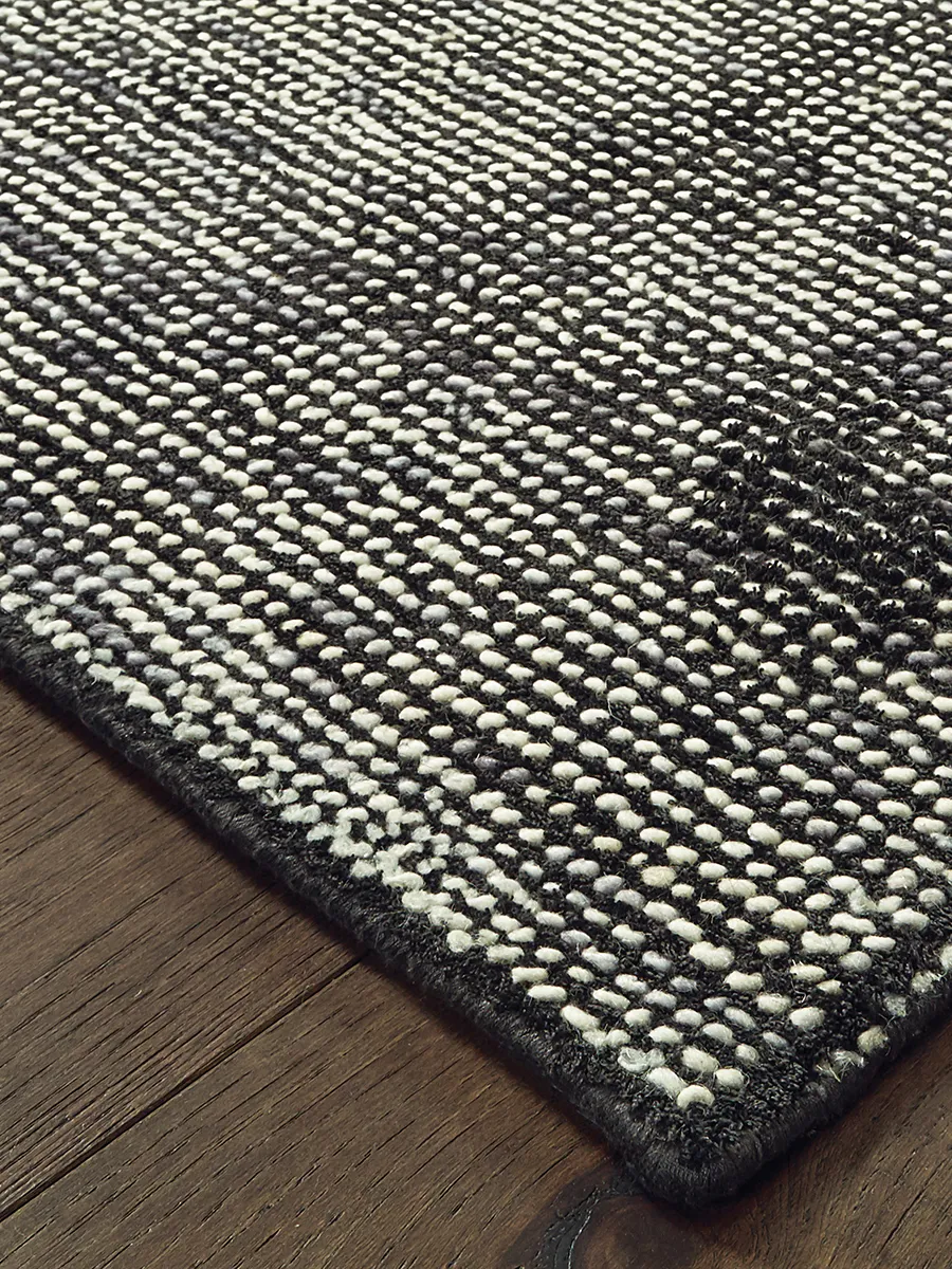 Lucent 5' x 8' Charcoal Rug