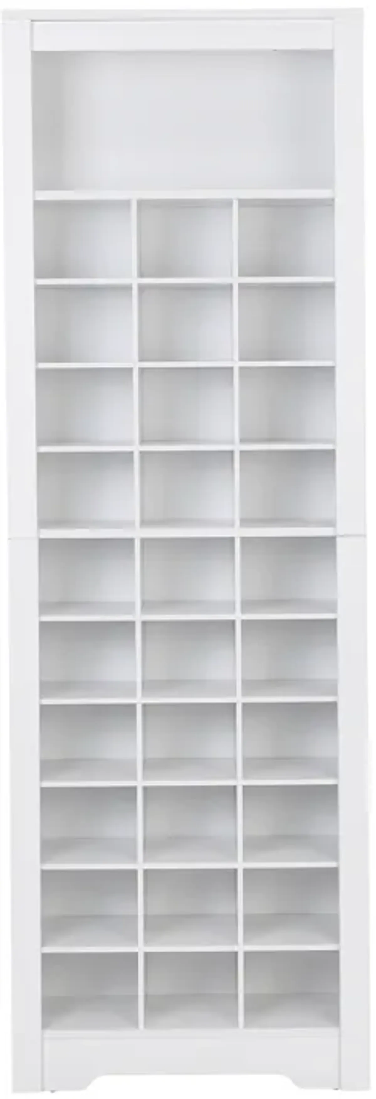 Merax Contemporary Cubby Console  Shoe Cabinet