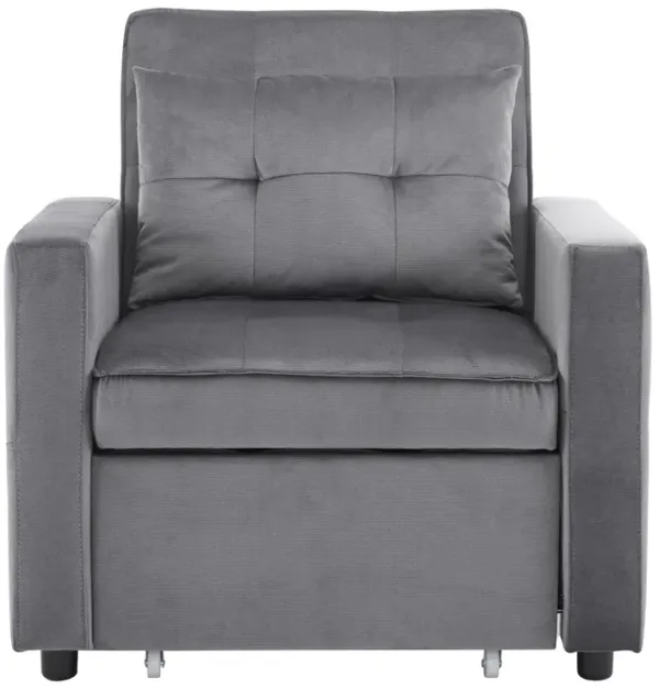 Merax Convertible Sleeper Sofa Chair Bed with Pillow & Pocket