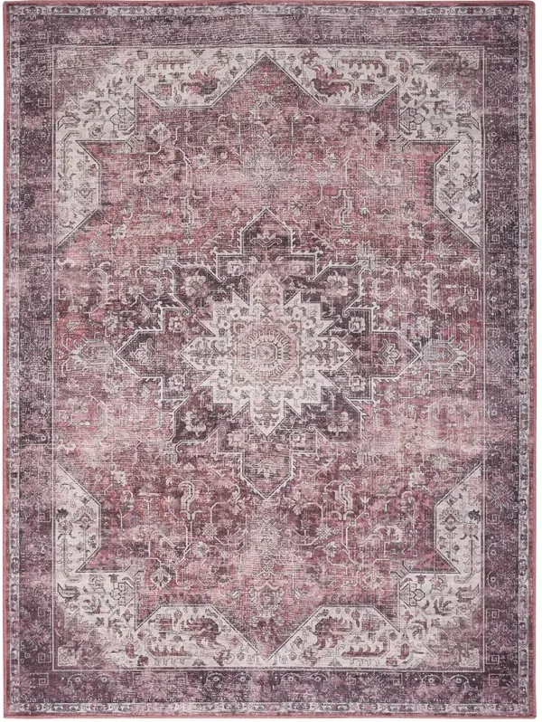 Nourison Washables NWB15 Red 4' x 6' Rug