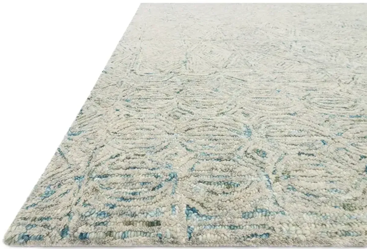 Peregrine Aqua 9'3" x 13' Rug