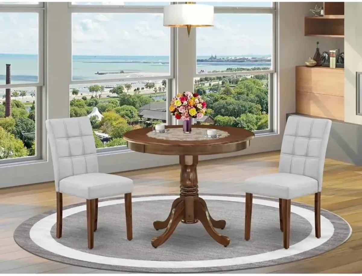 3 Piece Modern Dining Set consists A Dinning Table