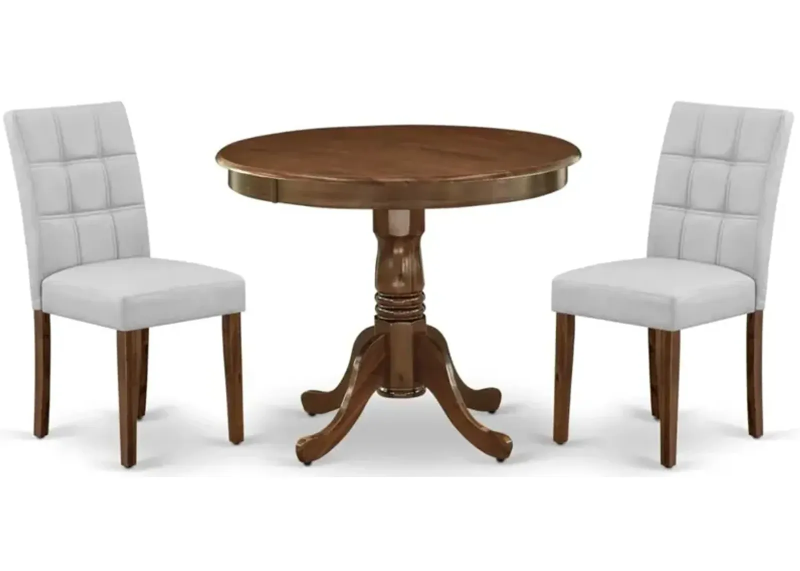 3 Piece Modern Dining Set consists A Dinning Table