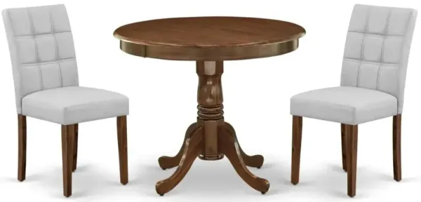 3 Piece Modern Dining Set consists A Dinning Table