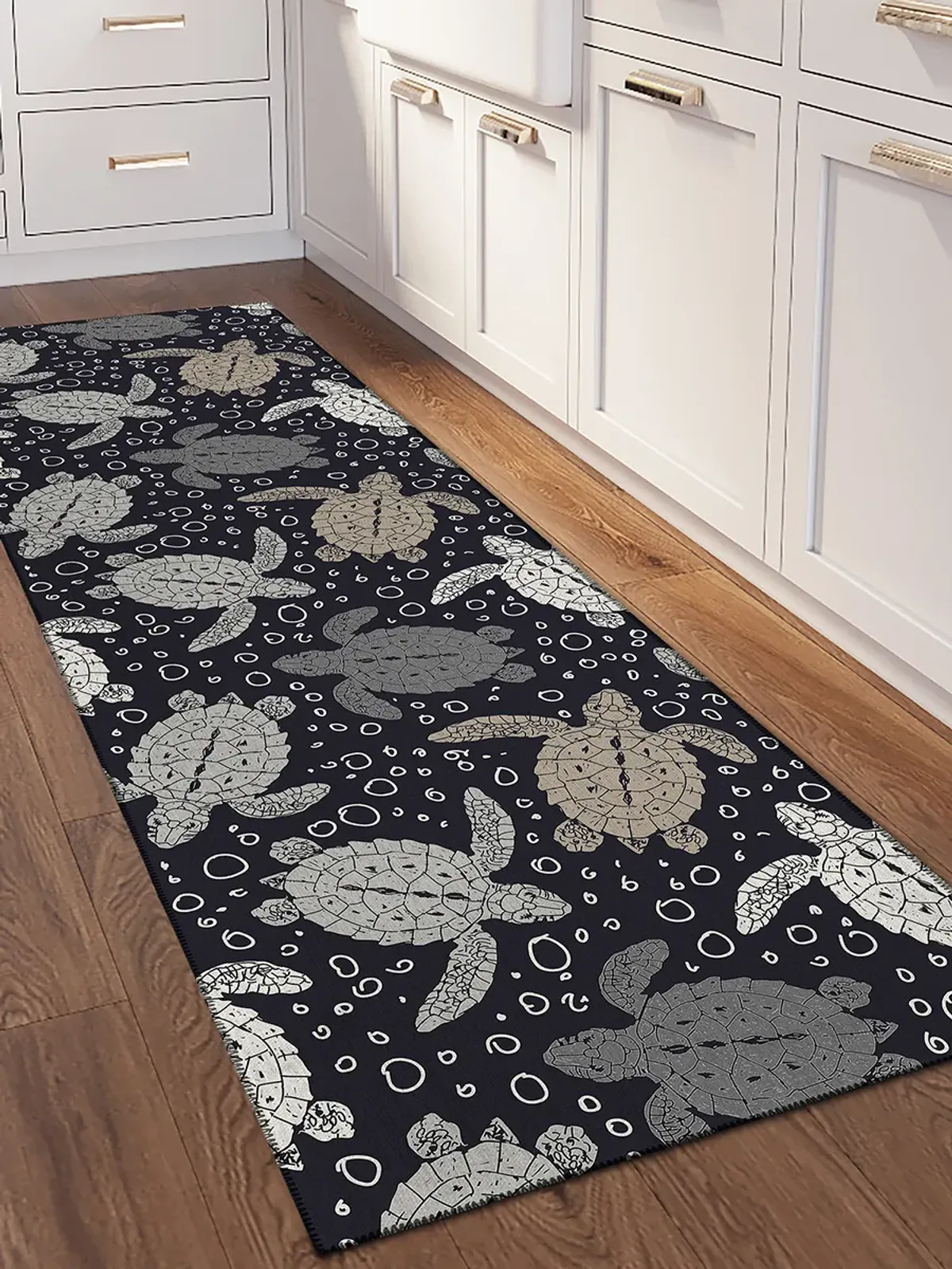 Seabreeze SZ13 Black 2'3" x 7'6" Rug