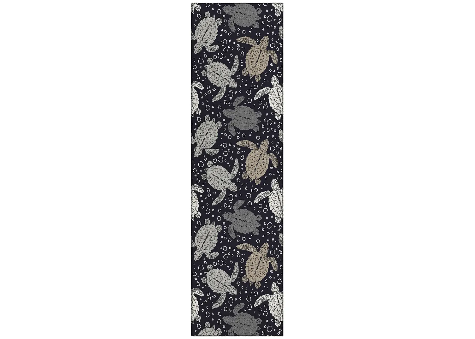 Seabreeze SZ13 Black 2'3" x 7'6" Rug