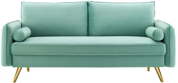 Revive Performance Velvet Sofa