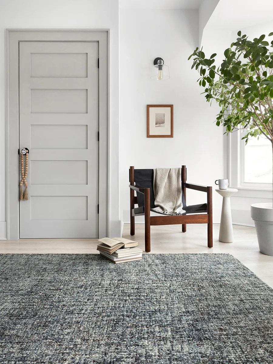 Harlow HLO01 Denim/Charcoal 8'6" x 12' Rug