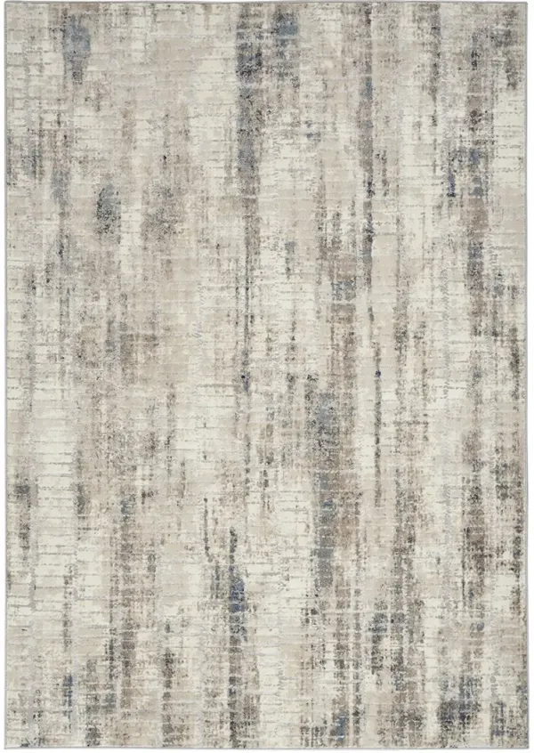 CK022 Infinity IFN02 Ivory/Gray/Blue 5'3" x 7'3" Rug