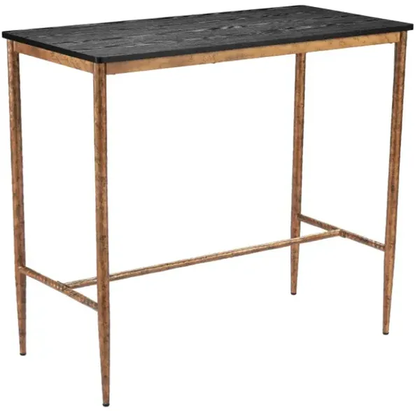Nida Bar Table Black & Bronze