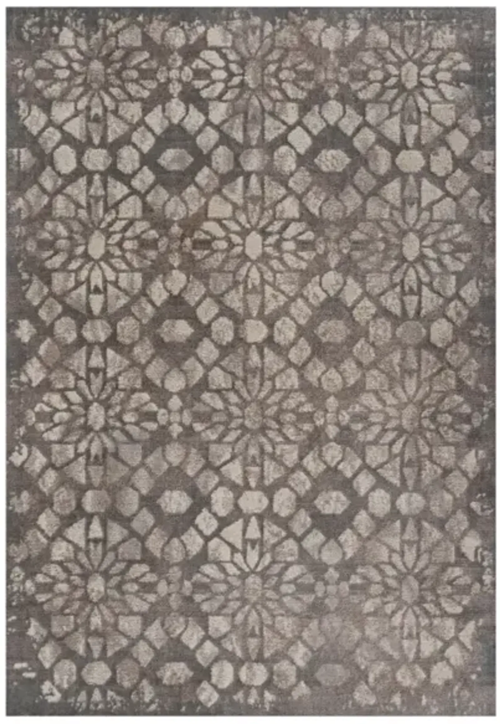 Roma Ornate Geometric Tile Area Rug