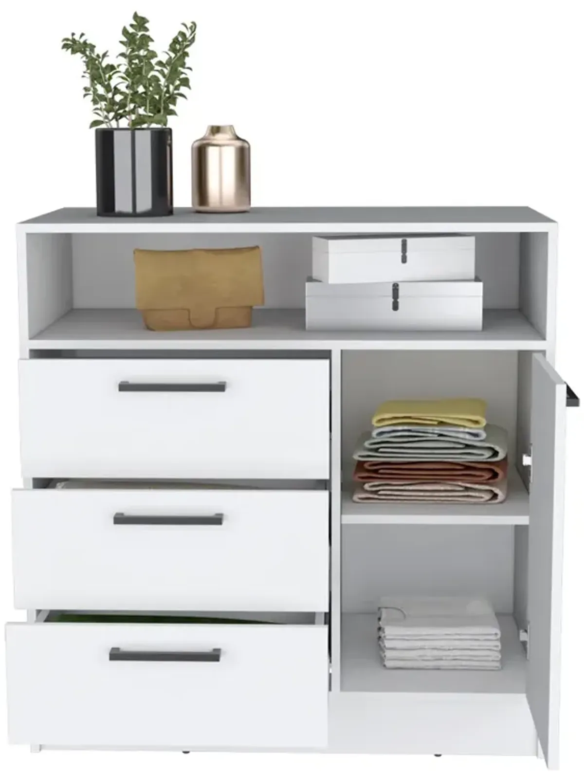 Drawer Dresser Torrey, Bedroom, White